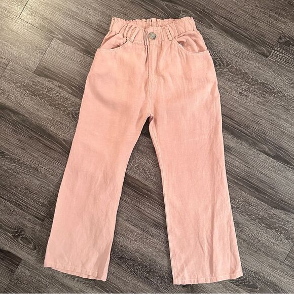 Emerson Fry Johnny Sailor Pant in Venice Pink Linen - Picture 1 of 9